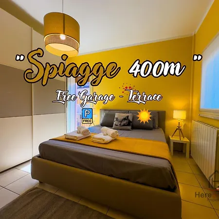 Beaches 400m - Free Garage - Terrace - Smart Tv Apartment *